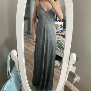 Long skims -like dress, cute grey color